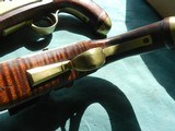 Pair American Flintlock Duelling Pistols - 6 of 18