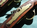 Pair American Flintlock Duelling Pistols - 4 of 18