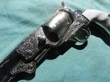 F. Llipietta Factory Engraved NickelColt 1851 Navy In 44 Caliber. - 7 of 11