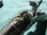 F. Llipietta Factory Engraved NickelColt 1851 Navy In 44 Caliber. - 10 of 11