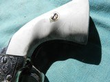 F. Llipietta Factory Engraved NickelColt 1851 Navy In 44 Caliber. - 6 of 11