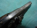 French Derringer sized 18th century flintlock coat pistol - 4 of 12