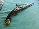 British 18th century Long Sea Service Flint Pistol - 1 of 13