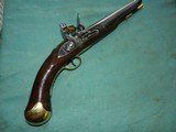 British 18th century Long Sea Service Flint Pistol - 2 of 13