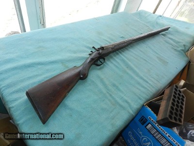 westley richards london double barrel hammer shotgun