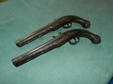 Brace of Pirate ships Captain Flintlock Belt Pistols - 2 of 10