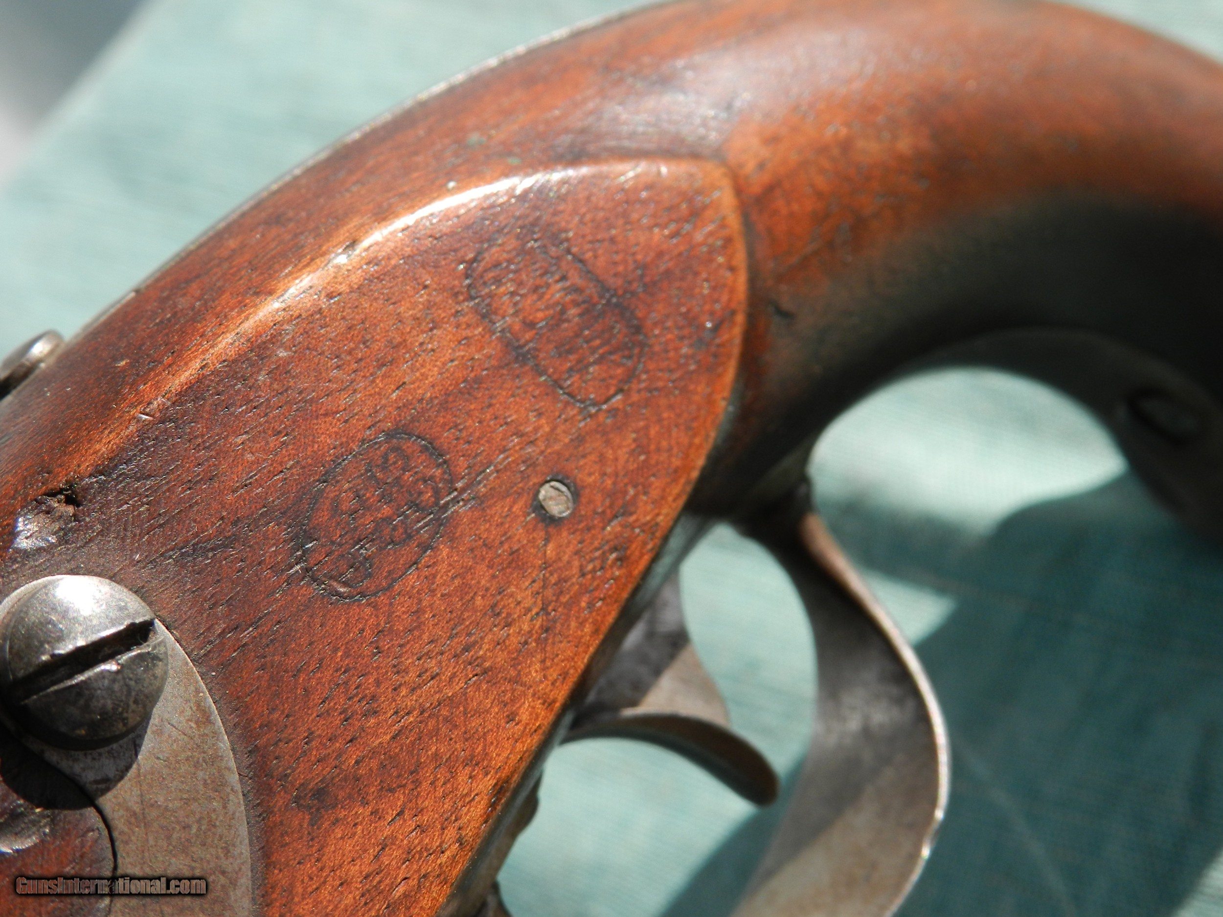 Johnson, Middletown 1840 dated .54 SB pistol