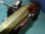 Exceptional Brass Barrel Flintlock Pistol - 11 of 13