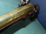 Exceptional Brass Barrel Flintlock Pistol - 12 of 13