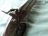 Engraved 12ga Black Powder Double - 3 of 14