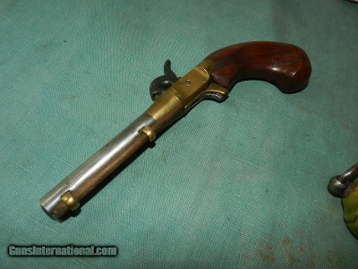 Single shot .44 cal. Percussion pistol