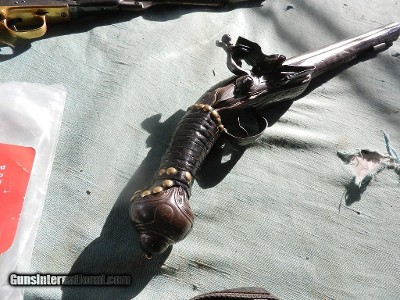 17th century Pirate flintlock pistol