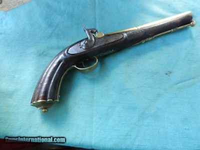 Percussion Converted Brass BarrelPistol Coat