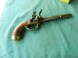 French M-1777 Brass Frame Flintlock Pistol