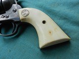 Colt SAA 1st gen natural pre-ban ivory grips with medallions - 1 of 8