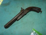 Civil War Era two shot pin fire pistol - 1 of 10