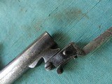 Eary European Snap Bayonet Flintlock Pocket Pistol - 4 of 13