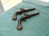 Brace of Pirate Flintlock Pistols - 1 of 12