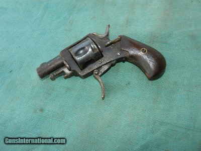 European bulldog in .30 cal, folding trigger revolver