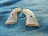 COLT FRONTIER SCOUT, PEACEMAKER, and NEW FRONTIER GRIPS ~ AGED IVORY QR