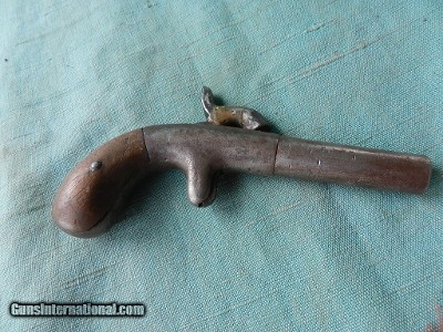 19TH CENTURY Boot percussion derringer