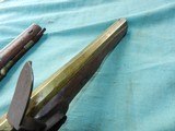 Brace of American Brass Barrel flintock pistols - 4 of 17
