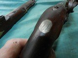 Brace of American Brass Barrel flintock pistols - 7 of 17