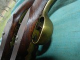 Brace of American Brass Barrel flintock pistols - 16 of 17