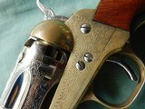 Engraved Colt 1861 Navy by Armi San Marco - 3 of 19