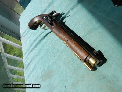 Pedersoli Kentucky flintlock .44 cal pistol NIB - Image 3 of 15
