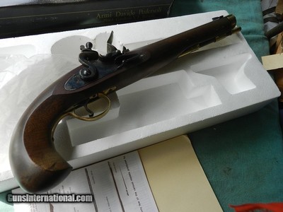 Pedersoli Kentucky flintlock .44 cal pistol NIB - Image 2 of 15