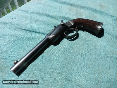 ..Stevens Offhand No. 35 single shot pistol
.22 cal