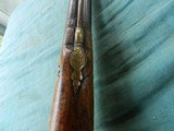 W.H.BARNES BOSTON double 16ga Percussion Shotgun - 9 of 17
