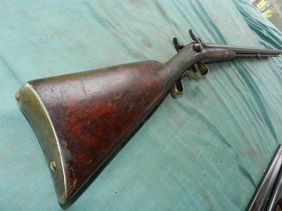 Mid 19th Cent.Double 12 ga Percussion