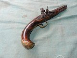 Gentleman's very fine belt flintock pistol