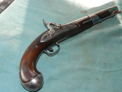 S. North 1821 Converted CW Percussion Pistol