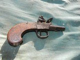 flintlock center hammer muff pistol - 12 of 14