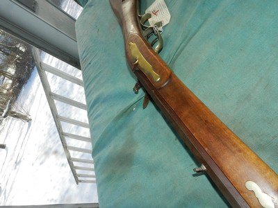 Maple fullstock Flintock .56 cal Rifle - Image 11 of 15