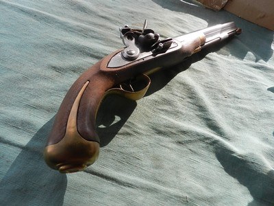 !803 Flintlock Martial Pistol by Fauls