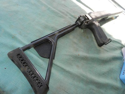 Iver Johnson folding stock for an M1 carbine of black Nylon - Image 7 of 12