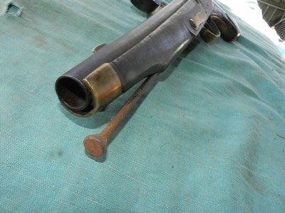French Marine Boarding flintlock pistol - Image 12 of 12