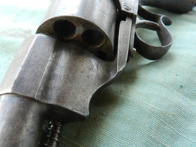 Original Civil War Era French M1854 Lefaucheux type Cavalry Model 10.5mm Pinfire Revolver - Image 11 of 15