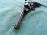 Original Civil War Era French M1854 Lefaucheux type Cavalry Model 10.5mm Pinfire Revolver - Image 8 of 15