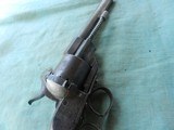Original Civil War Era French M1854 Lefaucheux type Cavalry Model 10.5mm Pinfire Revolver - Image 2 of 15