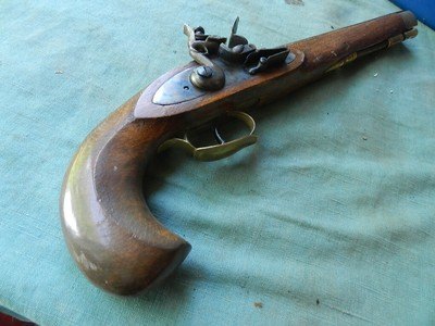 Superb 1810 Flintlock .45 cal Pistol - Image 1 of 12