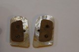 Colt 1908 .25 Cal Factory Pearl Grips with Deep Set Medalions - 6 of 13