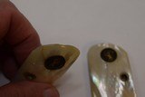 Colt 1908 .25 Cal Factory Pearl Grips with Deep Set Medalions - 3 of 13