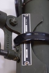 Vietnam Era M49 Spotting Scope Like New with Storage Can and Tripod with Case - 9 of 13