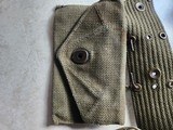 US Military WWII Utility Belt with Accessories - 6 of 10