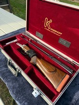 Krieghoff Classic Big Five Double Rifle chambered in 500 Nitro Express with an extra set of 375 H&H barrels - 9 of 11